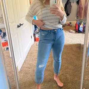 Crop jeans